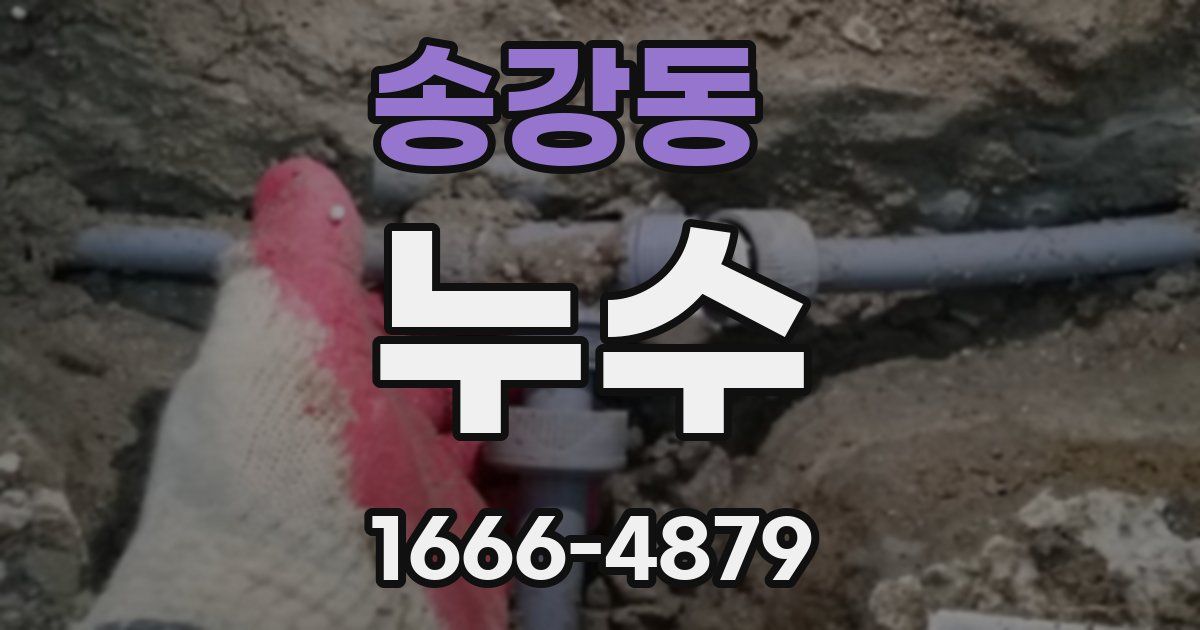 송강동 누수