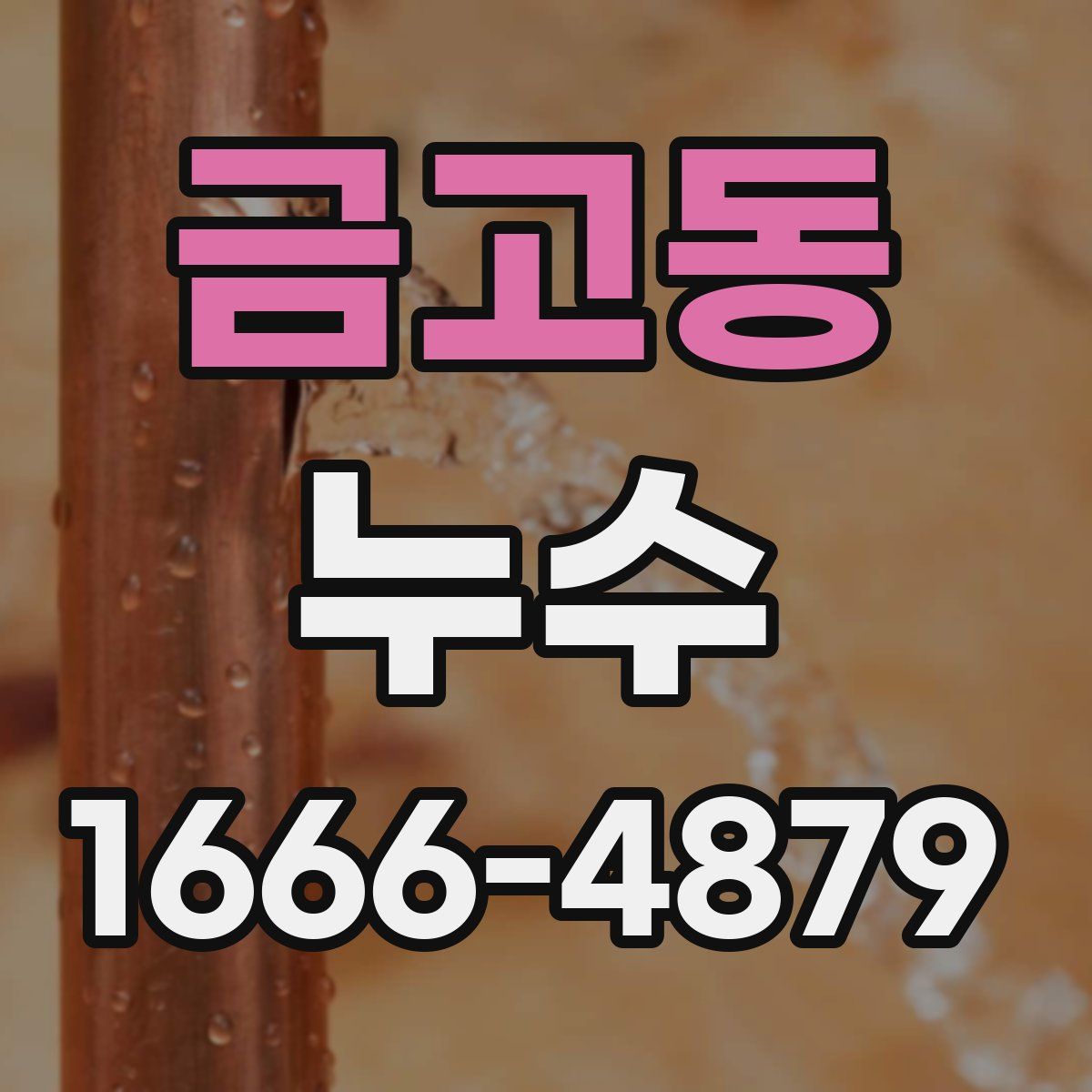 금고동 누수
