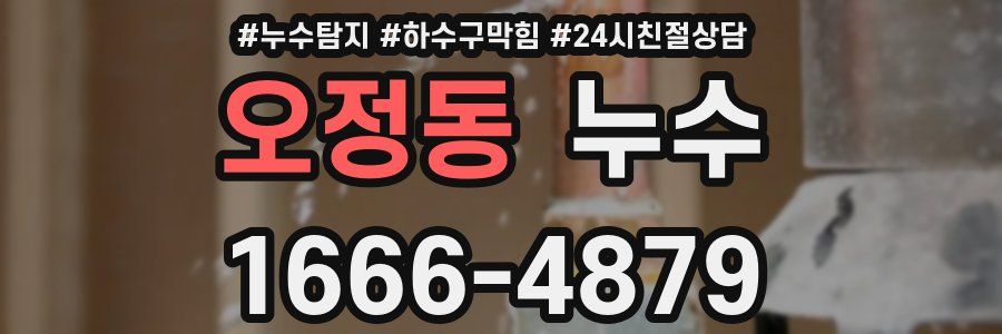 오정동 누수
