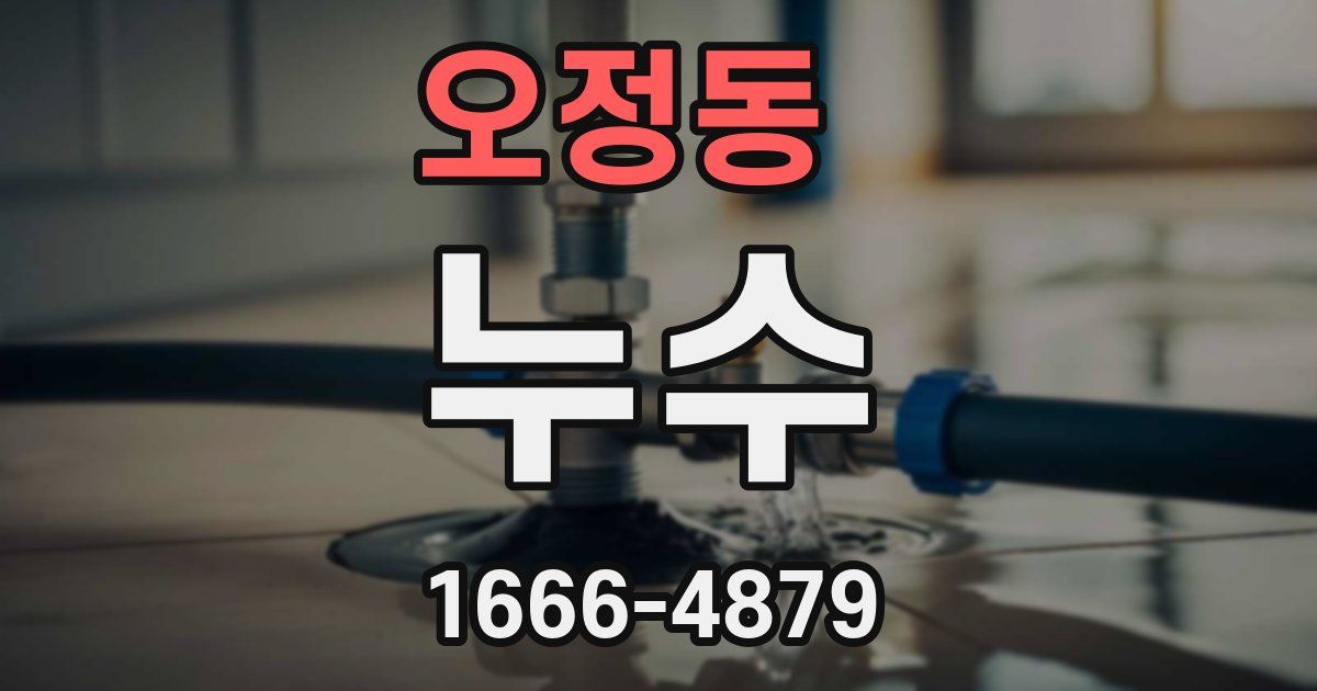 오정동 누수