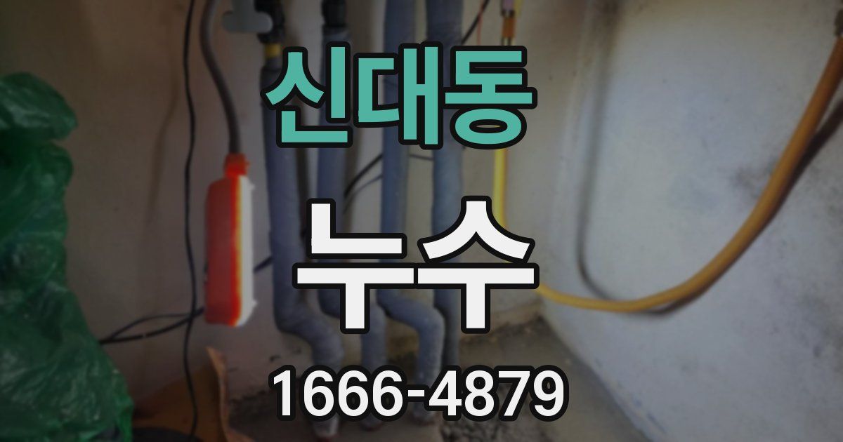 신대동 누수