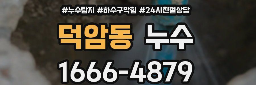 덕암동 누수