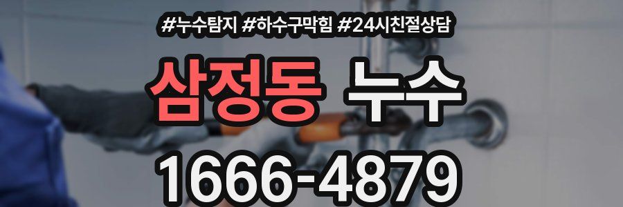 삼정동 누수