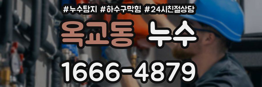 옥교동 누수