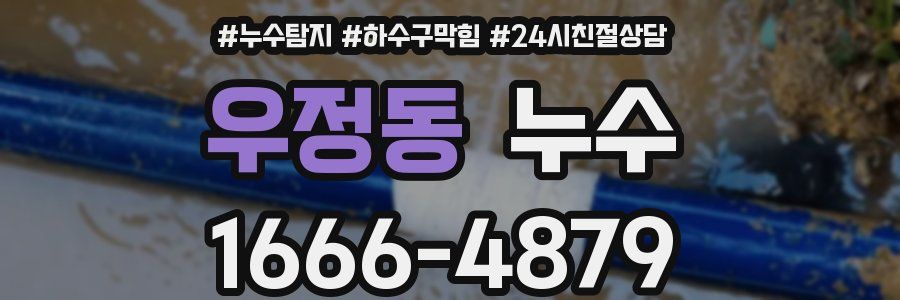 우정동 누수