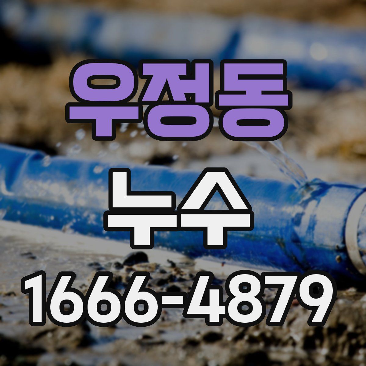 우정동 누수