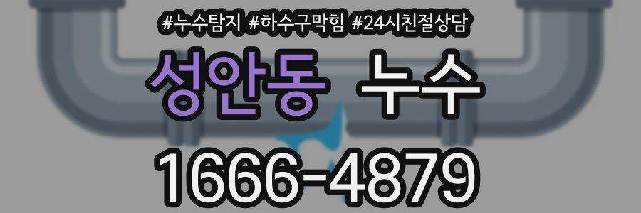 성안동 누수