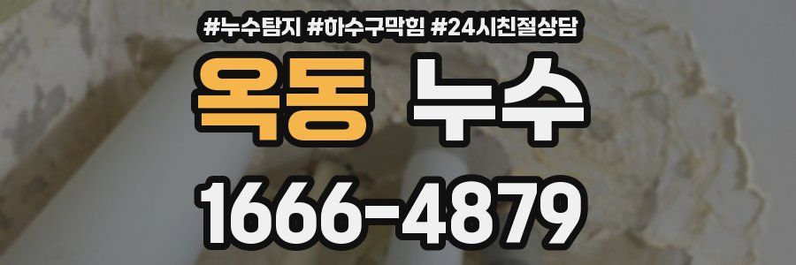 옥동 누수