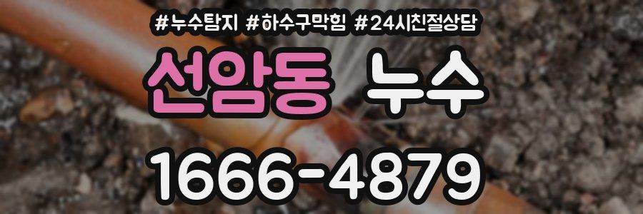 선암동 누수