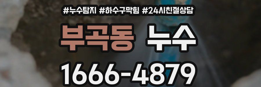 부곡동 누수