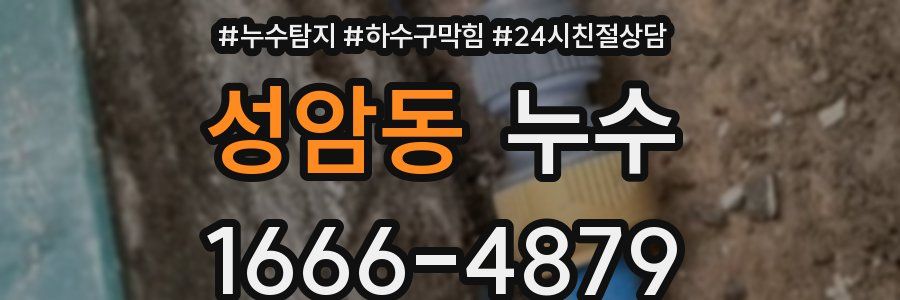 성암동 누수