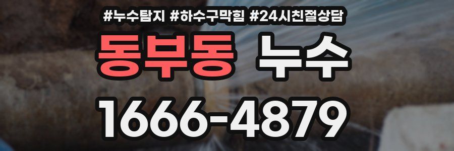 동부동 누수