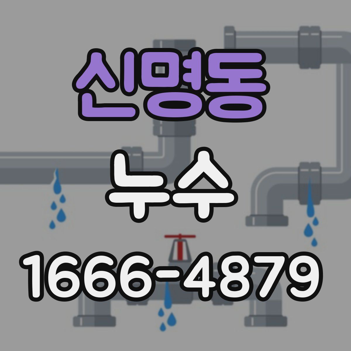 신명동 누수