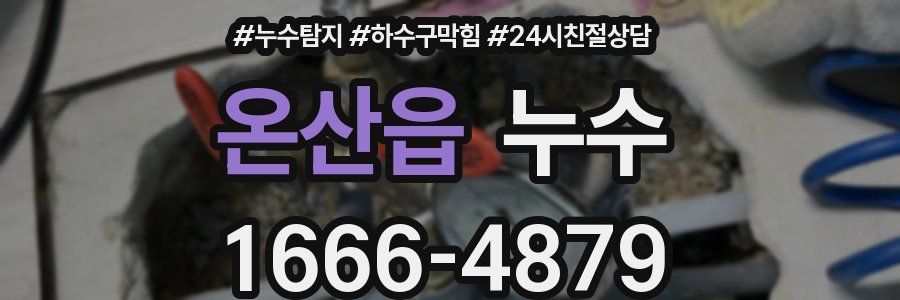 온산읍 누수