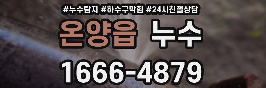온양읍 누수