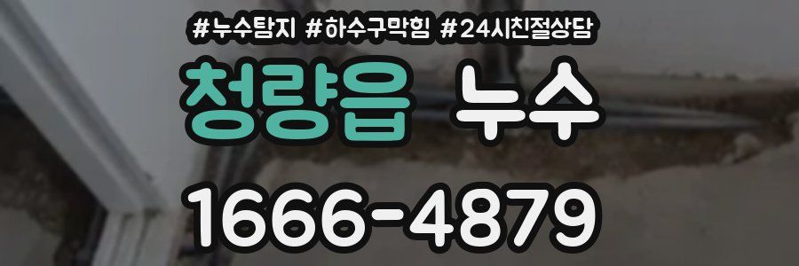 청량읍 누수