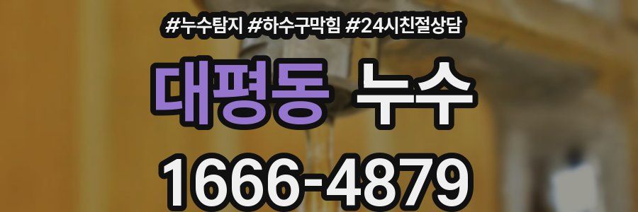 대평동 누수