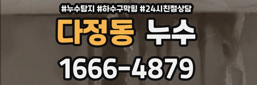 다정동 누수
