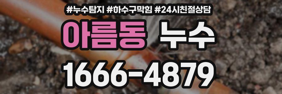 아름동 누수