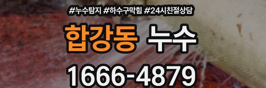 합강동 누수