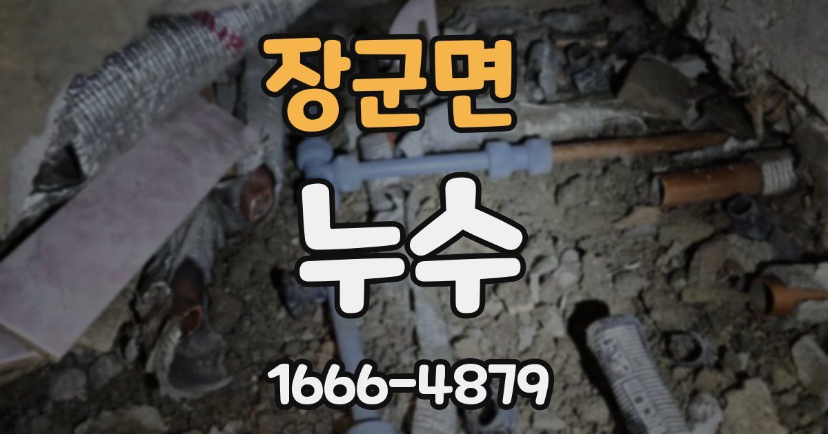장군면 누수