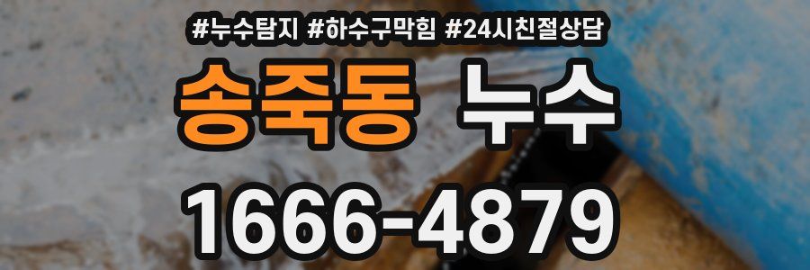 송죽동 누수