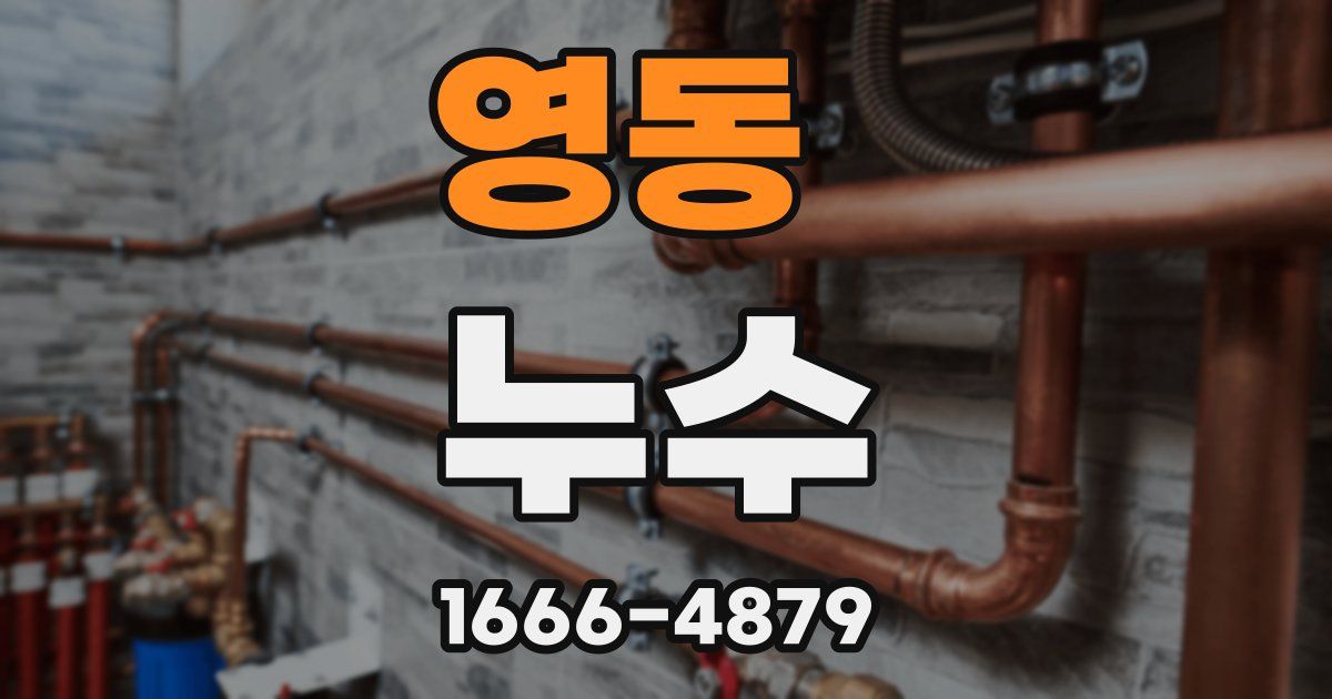 영동 누수