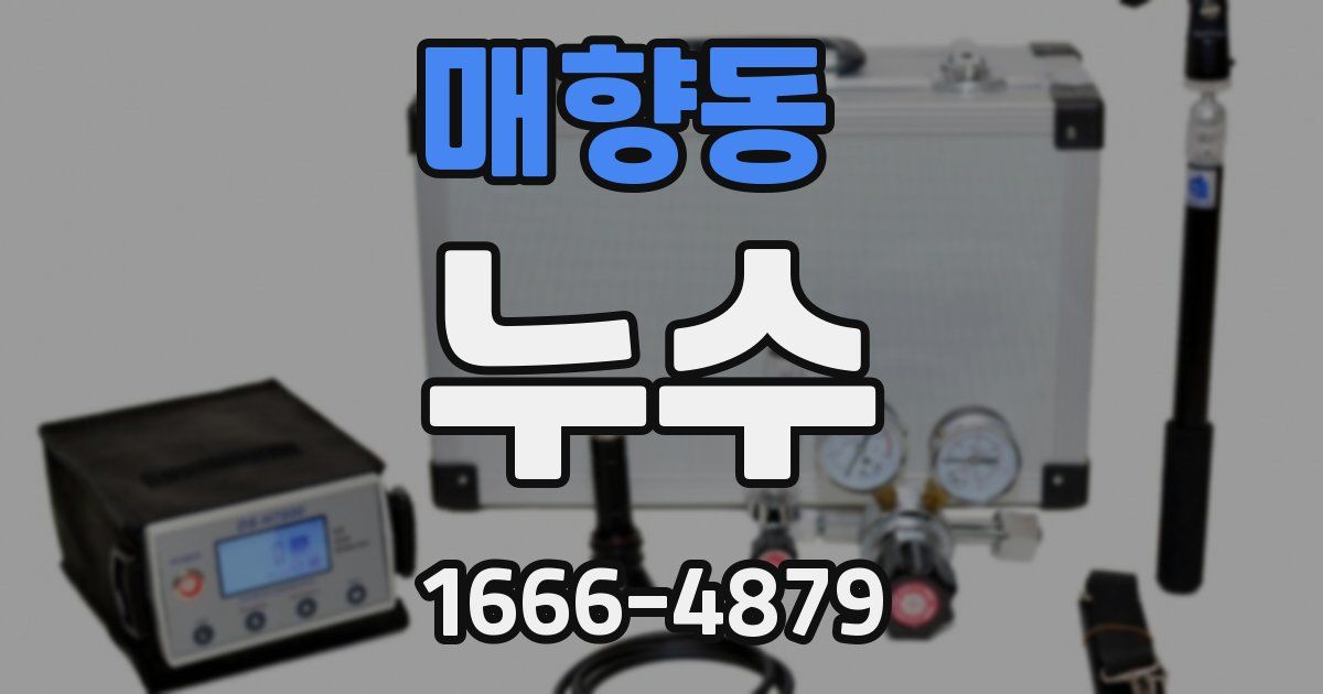 매향동 누수