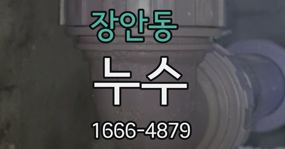 장안동 누수