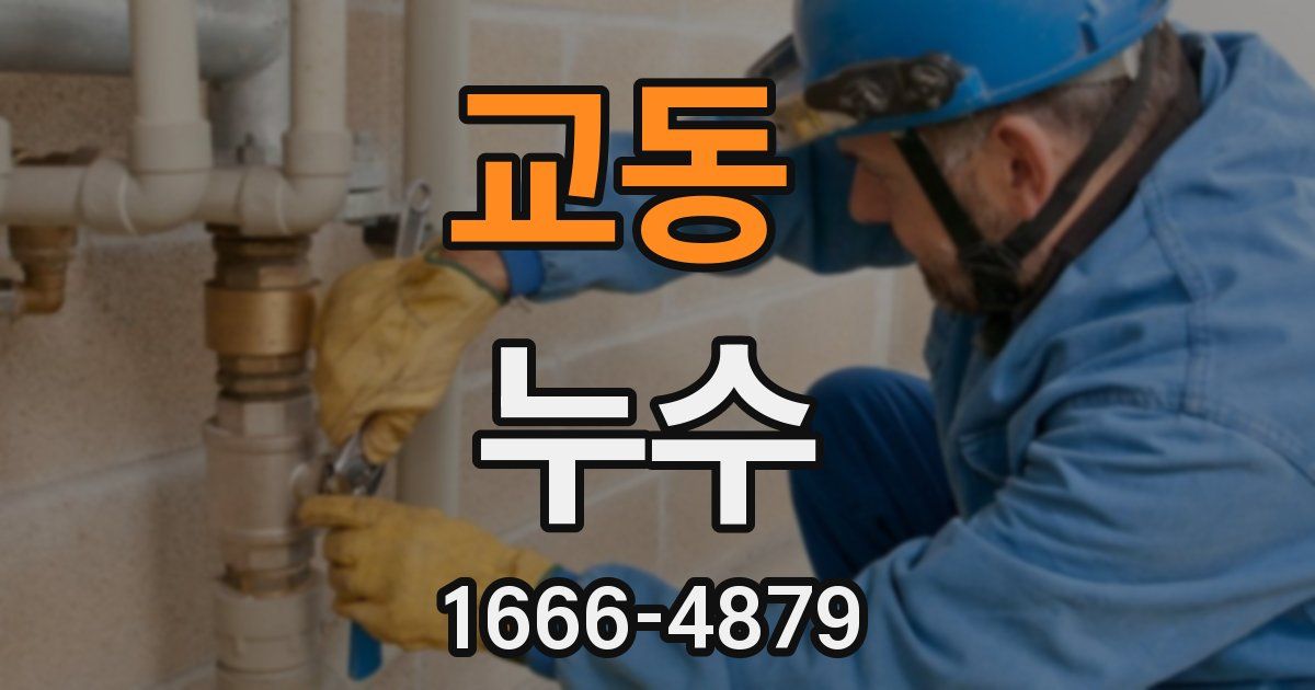 교동 누수