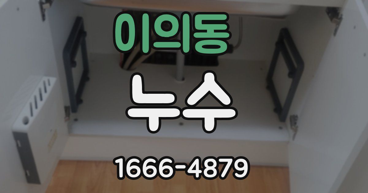 이의동 누수