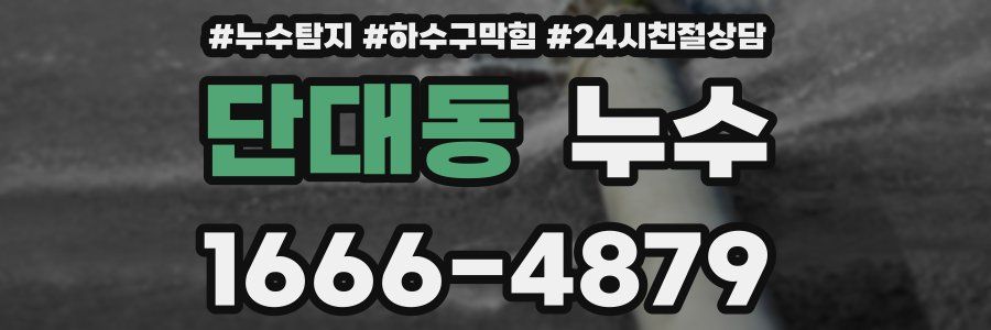 단대동 누수