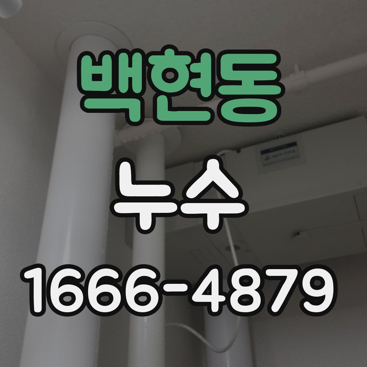 백현동 누수
