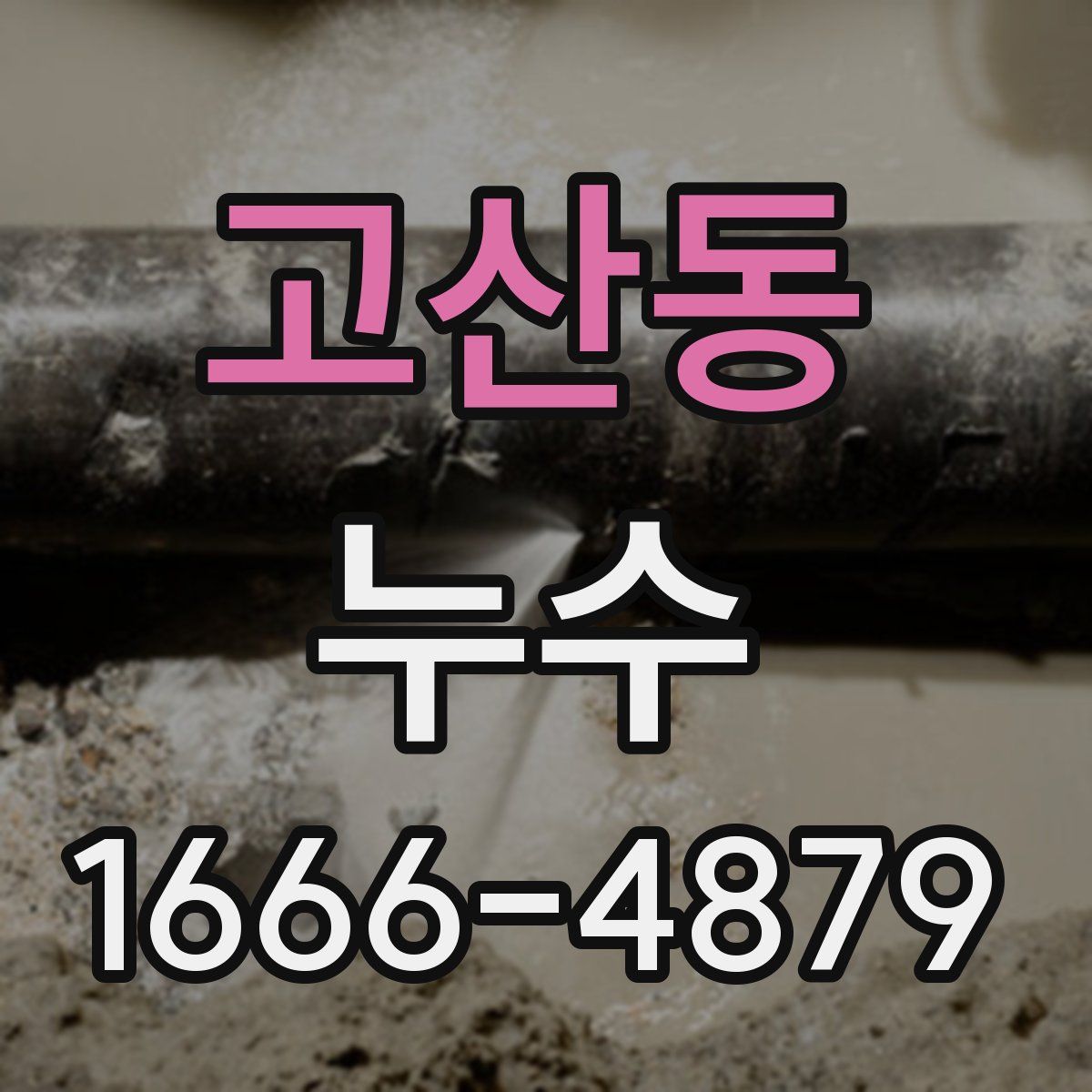 고산동 누수