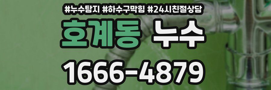호계동 누수