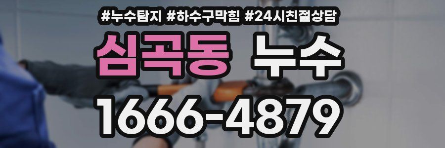 심곡동 누수