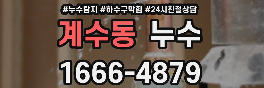 계수동 누수