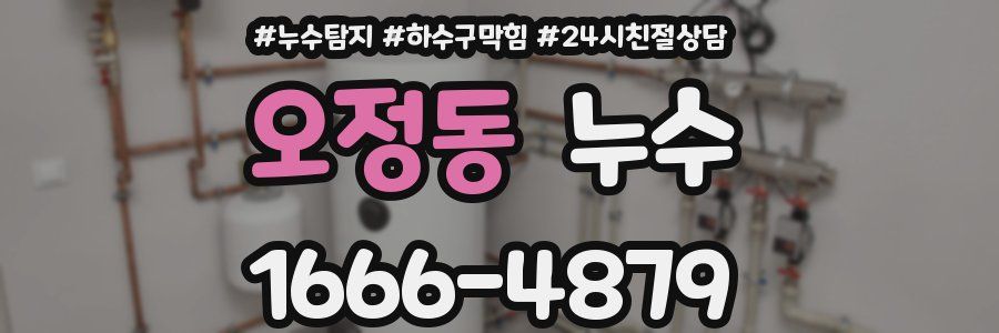 오정동 누수