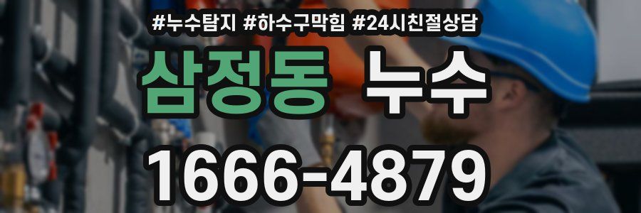 삼정동 누수