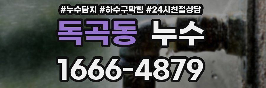 독곡동 누수