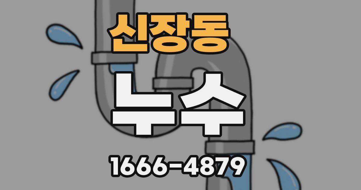 신장동 누수
