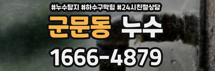 군문동 누수