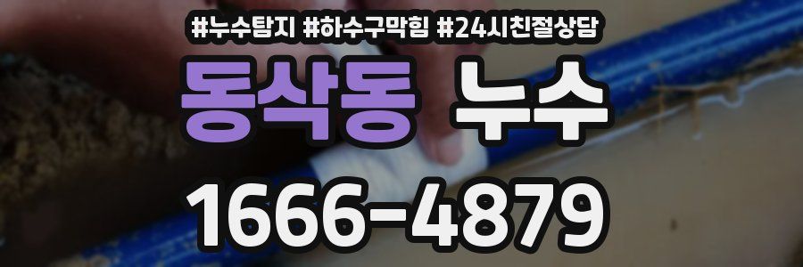 동삭동 누수
