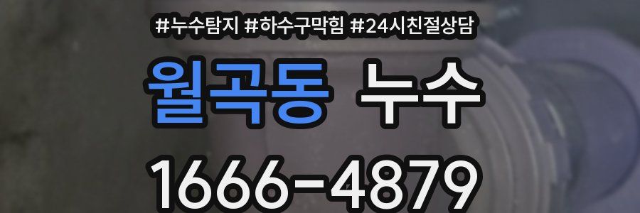 월곡동 누수