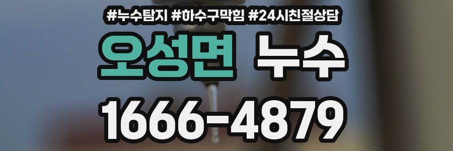 오성면 누수