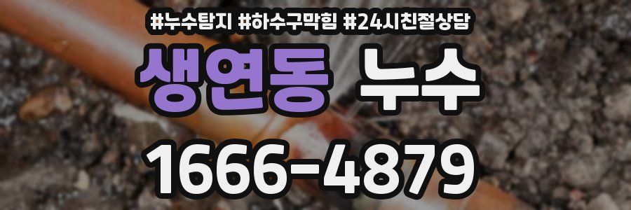 생연동 누수