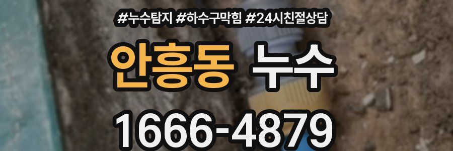 안흥동 누수