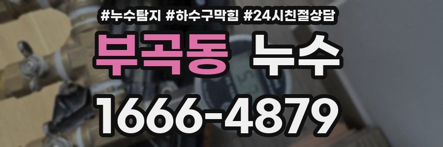 부곡동 누수