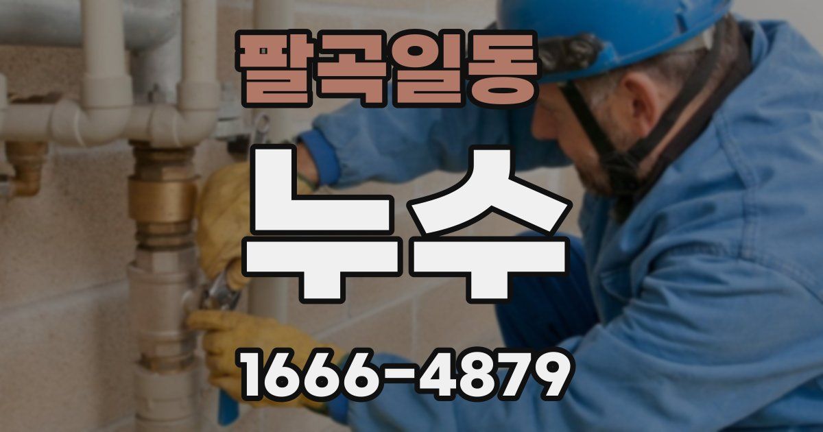 팔곡일동 누수