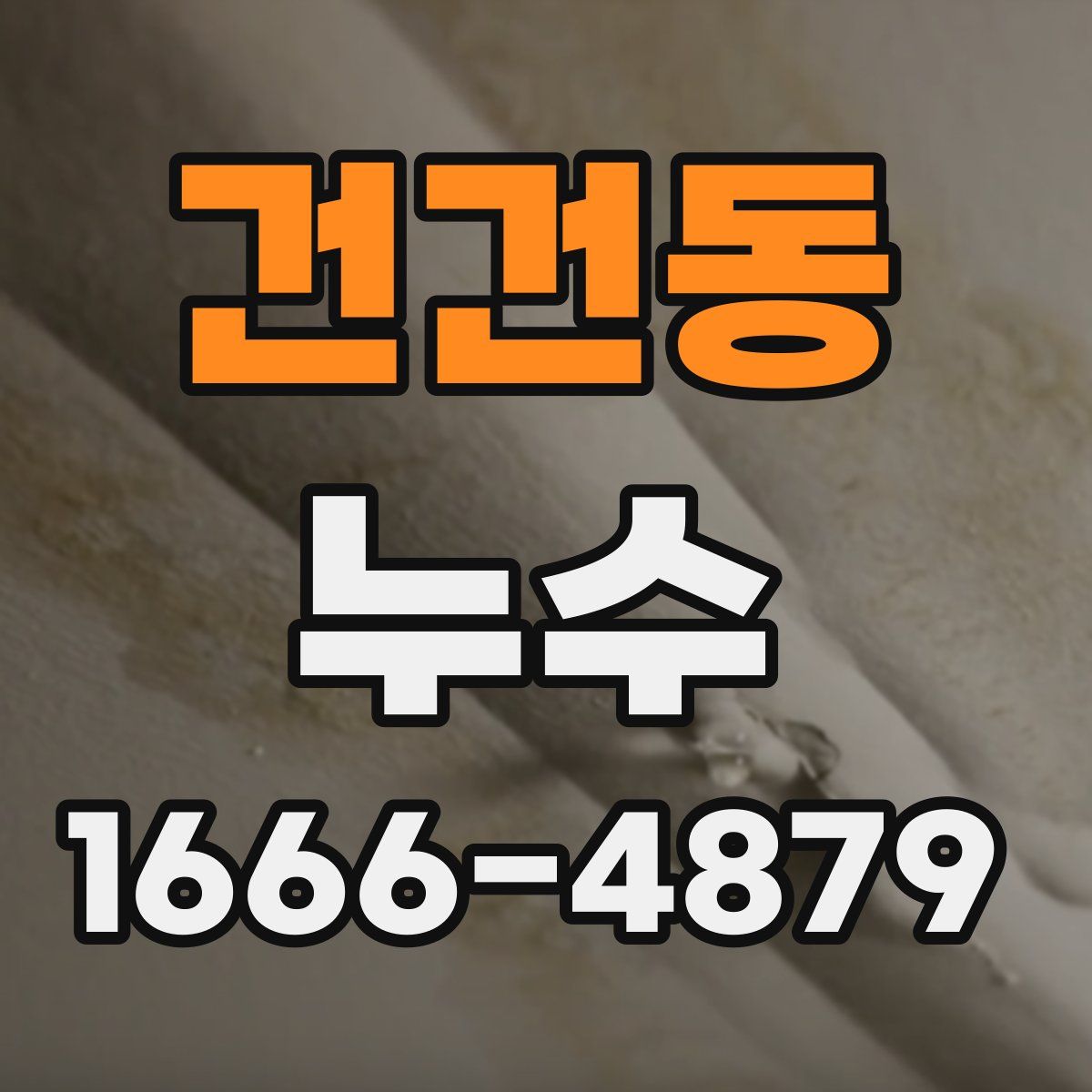건건동 누수
